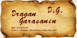 Dragan Garašanin vizit kartica